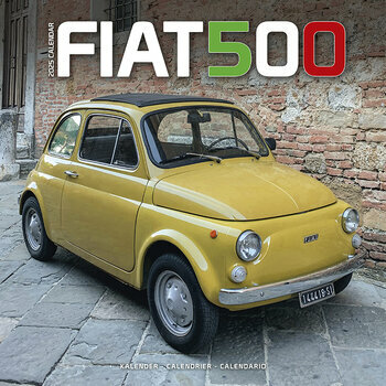 Calendrier 2025 Fiat 500 Vintage