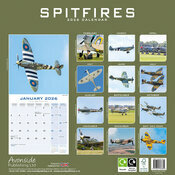 Calendrier 2026 papier Avion militaire
