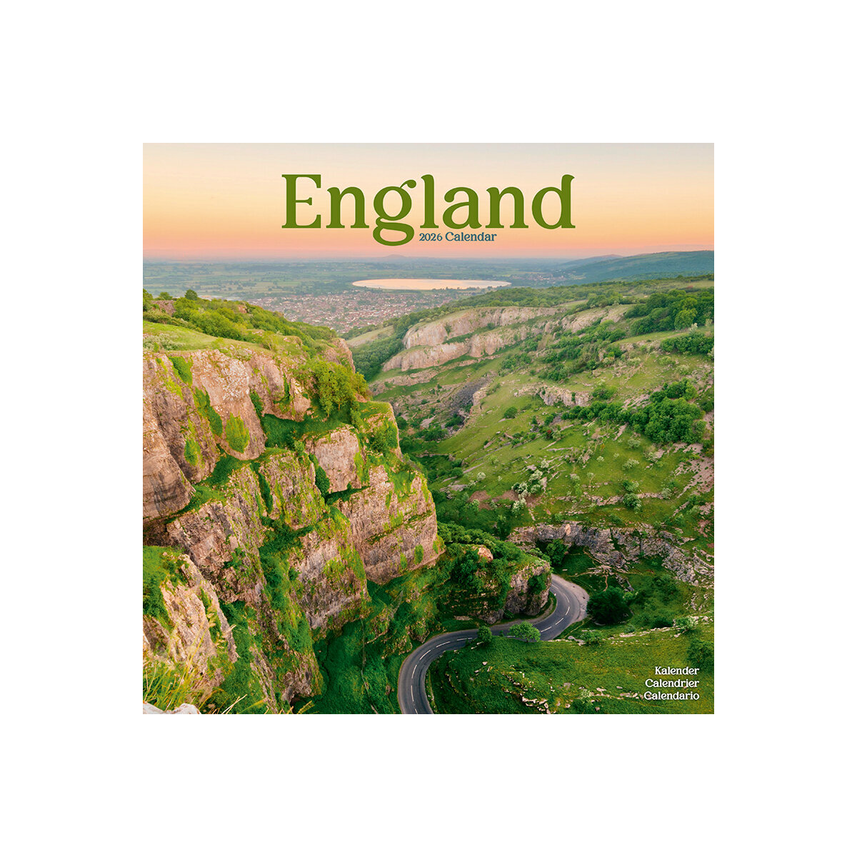 Calendrier Mural 2025 Lieux Emblématique Angleterre Royaume Uni