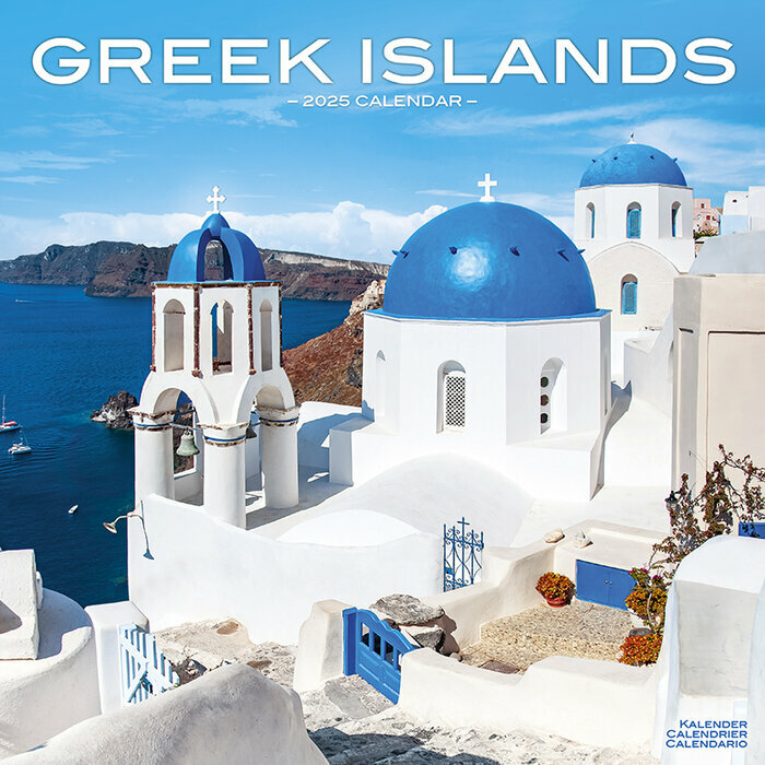 Calendrier 2025 Iles Grecques Santorin