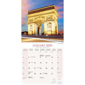 Calendrier 2025 Paris Arc de Triomphe