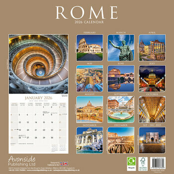 Calendrier 2026 Rome