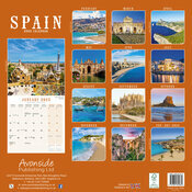 Calendrier 2025 Espagne Madrid Barcelone