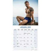 Calendrier 2025 Homme nu maillot bain