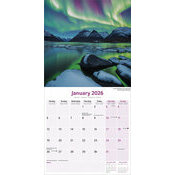Calendrier 2026 Aurores Borales Lumire