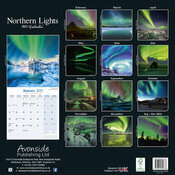 Calendrier 2025  Aurores Borales Islande