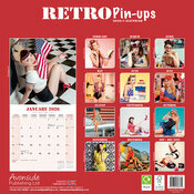 Calendrier 2026 papier Pin up retro photo