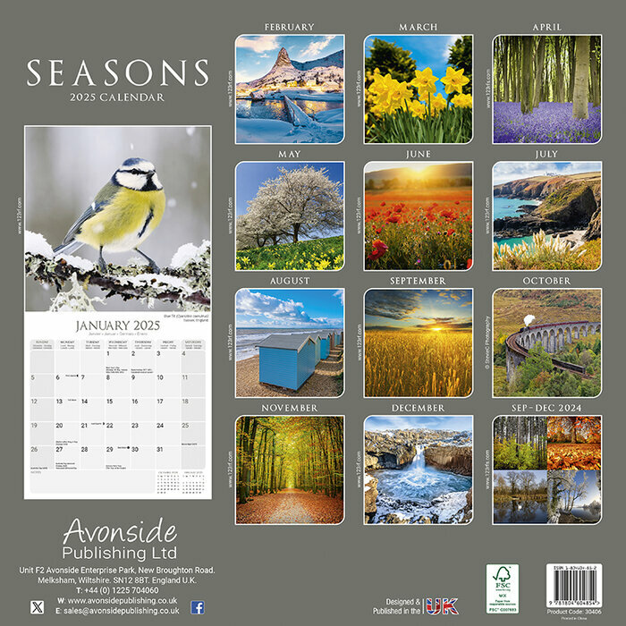 Calendrier 2025 Photo au fil des Saisons