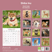 Calendrier Shiba Inu papier 2026