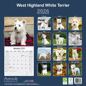 Calendrier papier Westie 2026