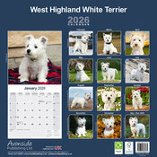 Calendrier West Highland White Terrier 2025