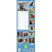 Calendrier Mural slim  Schnauzer 2026