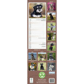 Calendrier Etroit 2025 Schnauzer
