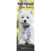 Calendrier Slim Westie 2025
