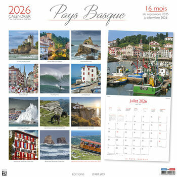 Calendrier 2025 Pays Basque Maison