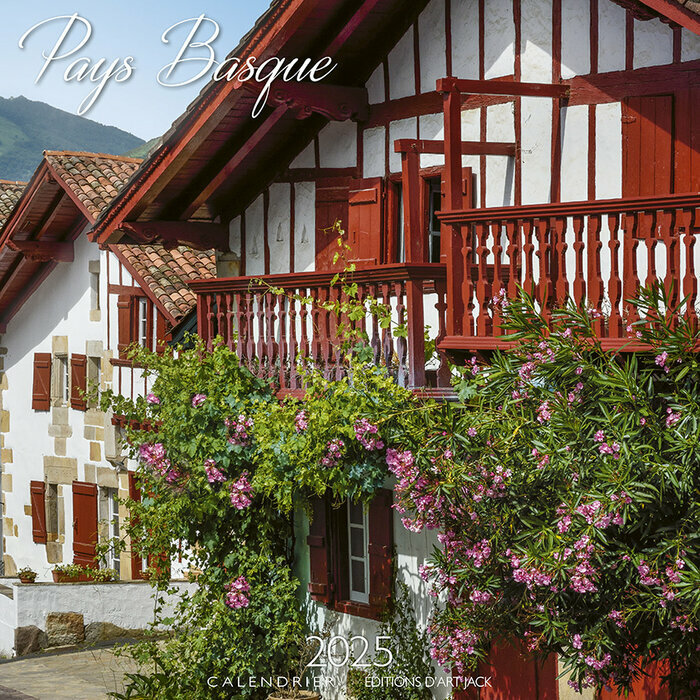 Calendrier Mural Pays Basque 2025 Maison
