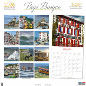 Calendrier Mural 2026 Region Pays Basque