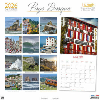 Calendrier 2025 Pays Basque Cheval Pottok