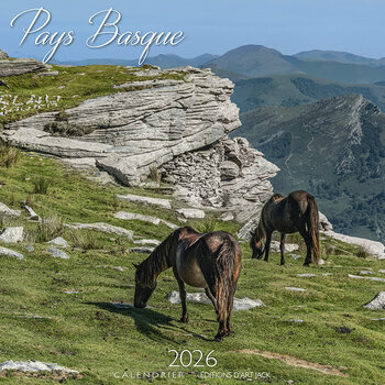 Calendrier 2026 Pays Basque Cheval Pottok