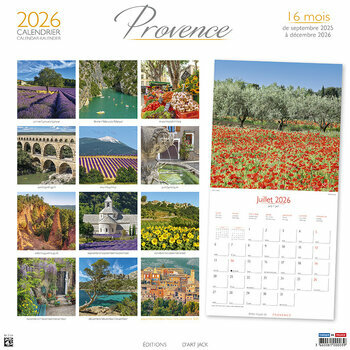 Calendrier 2025 Provence Abbaye de Senanque