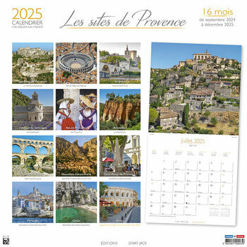 Calendrier 2025 Les Plus beaux Sites de Provence