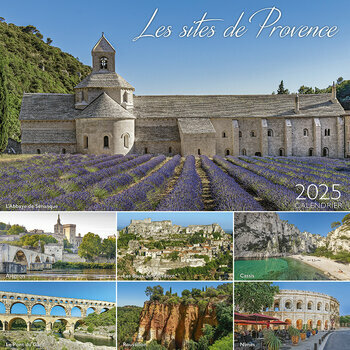 Calendrier 2025 Les Plus beaux Sites de Provence
