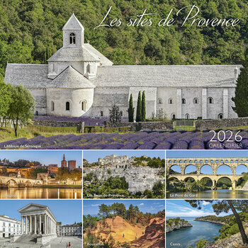 Calendrier 2026 Les Plus beaux Sites de Provence