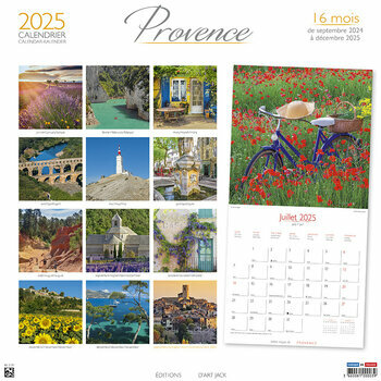 Calendrier 2025 Provence Champs de Lavande