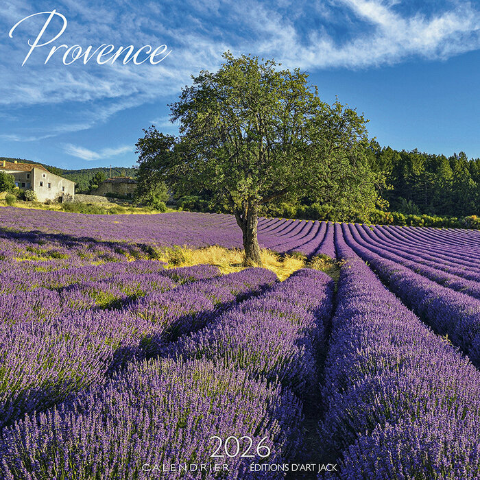 Calendrier Provence Champs de Lavande 2026