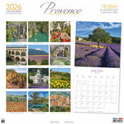 Calendrier Provence 2026