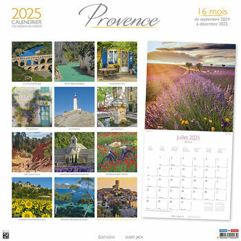 Calendrier 2025 Provence Mont Ventoux