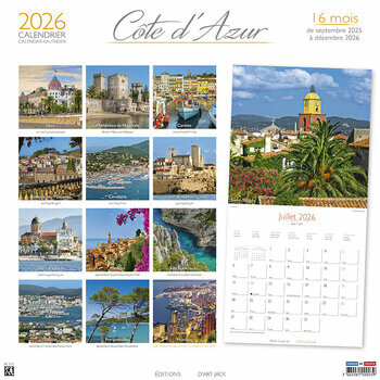 Calendrier 2025 Provence Côte d'Azur