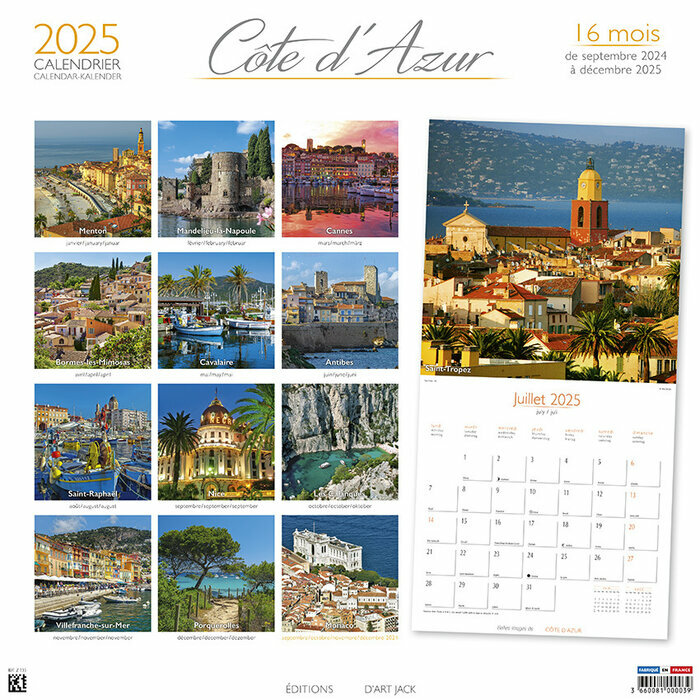Calendrier 2025 Saint Tropez Nice Saint Raphal 