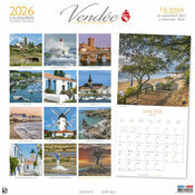 Calendrier Mural 2025  Vende Plage Noirmoutier Port