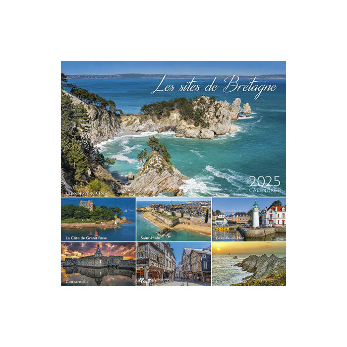 Calendrier chevalet 2025 Bretagne