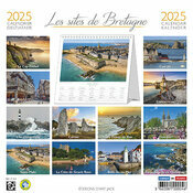 Calendrier chevalet 2025 Bretagne