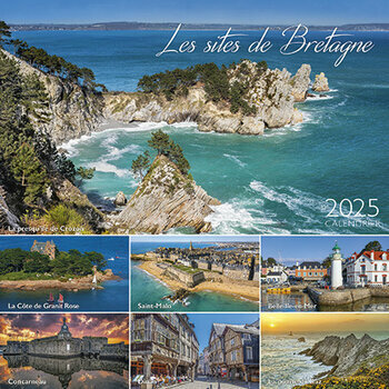 Calendrier Chevalet 2025 Les Plus Beaux Sites de Bretagne