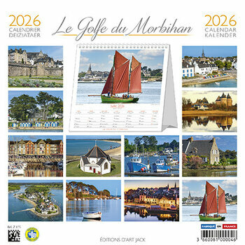 Calendrier Chevalet 2026 Golfe du Morbihan 
