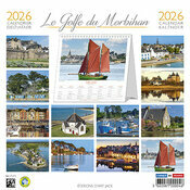 Calendrier papier 2026 Golfe du Morbihan 