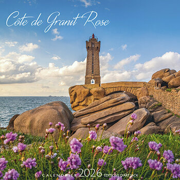 Calendrier Chevalet 2026 La Côte de Granit Rose