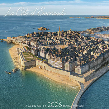 Calendrier Chevalet 2026 La Côte d'Emeraude