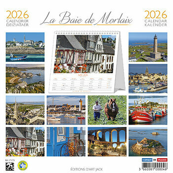 Calendrier Chevalet 2026 La Baie de Morlaix
