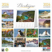 Calendrier Chevalet 2026 Bretagne Côte