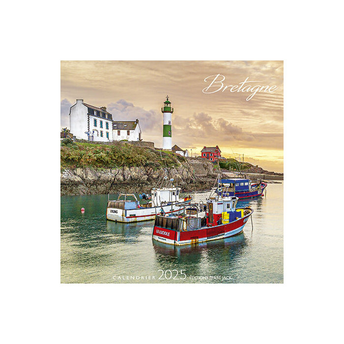 Calendrier Chevalet 2025 Bretagne Bateaux