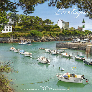 Calendrier Chevalet 2025 Bretagne Port de Pêche