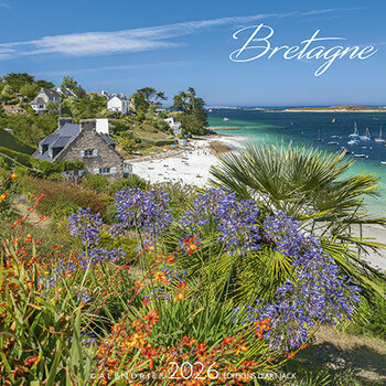 Calendrier Chevalet 2026 Bretagne Maison Bretonne Hortensias