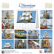 Calendrier Frgate l'Hermione 2025