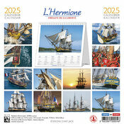 Calendrier Frgate l'Hermione 2025