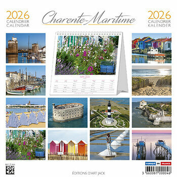 Calendrier Chevalet 2025 Charente Maritime Chenal Ostreicole