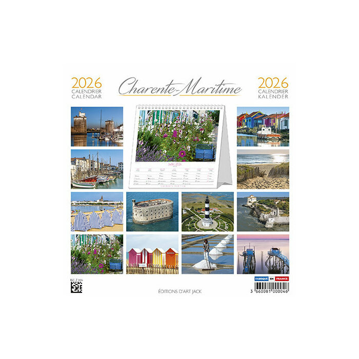 Calendrier Chevalet 2026 Chenal Ostreicole Charente